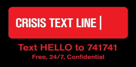 Crisis Text Line Banner