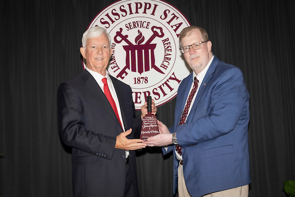 Harold Corbin and Dr. Keith Coble