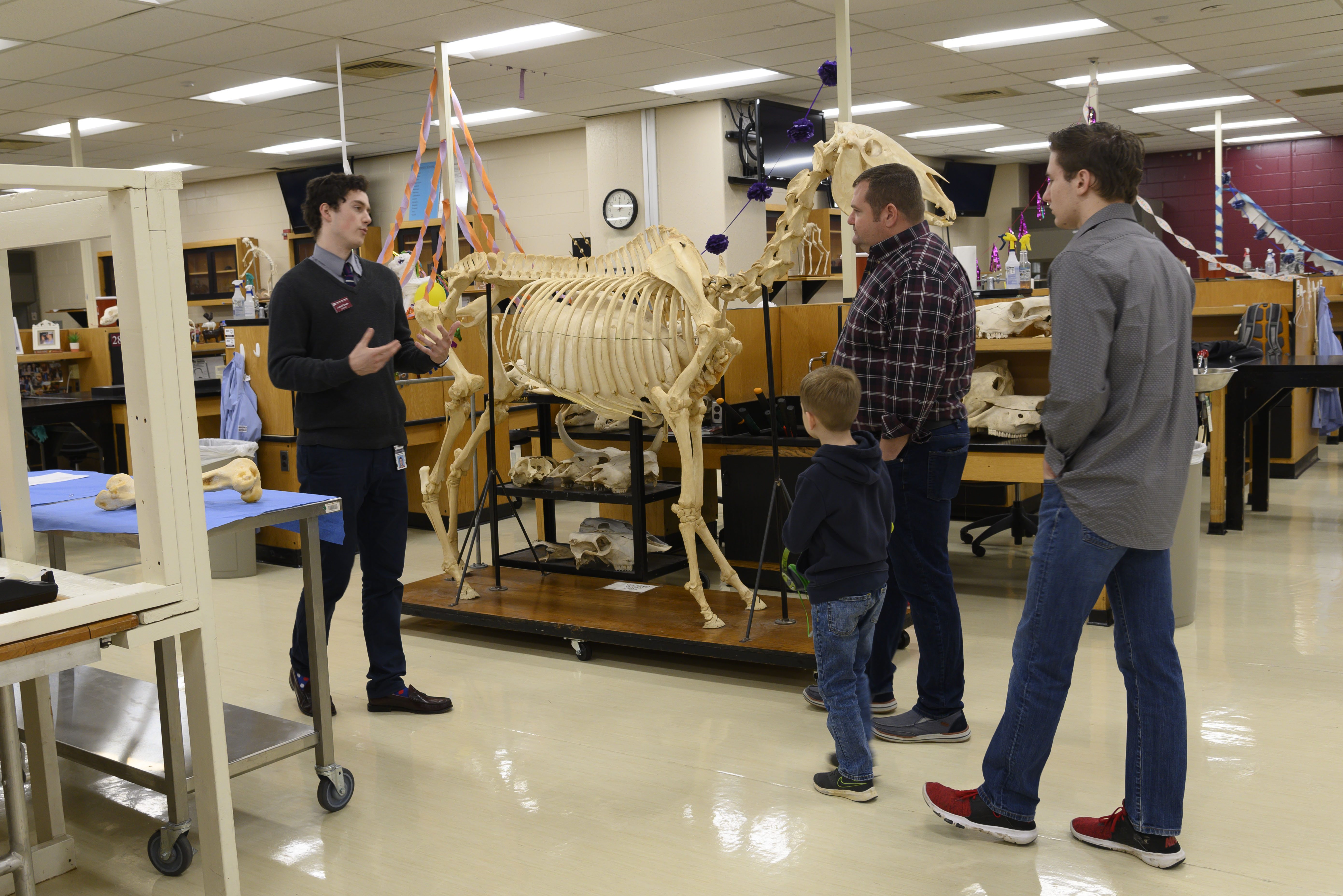 A student gives a tour