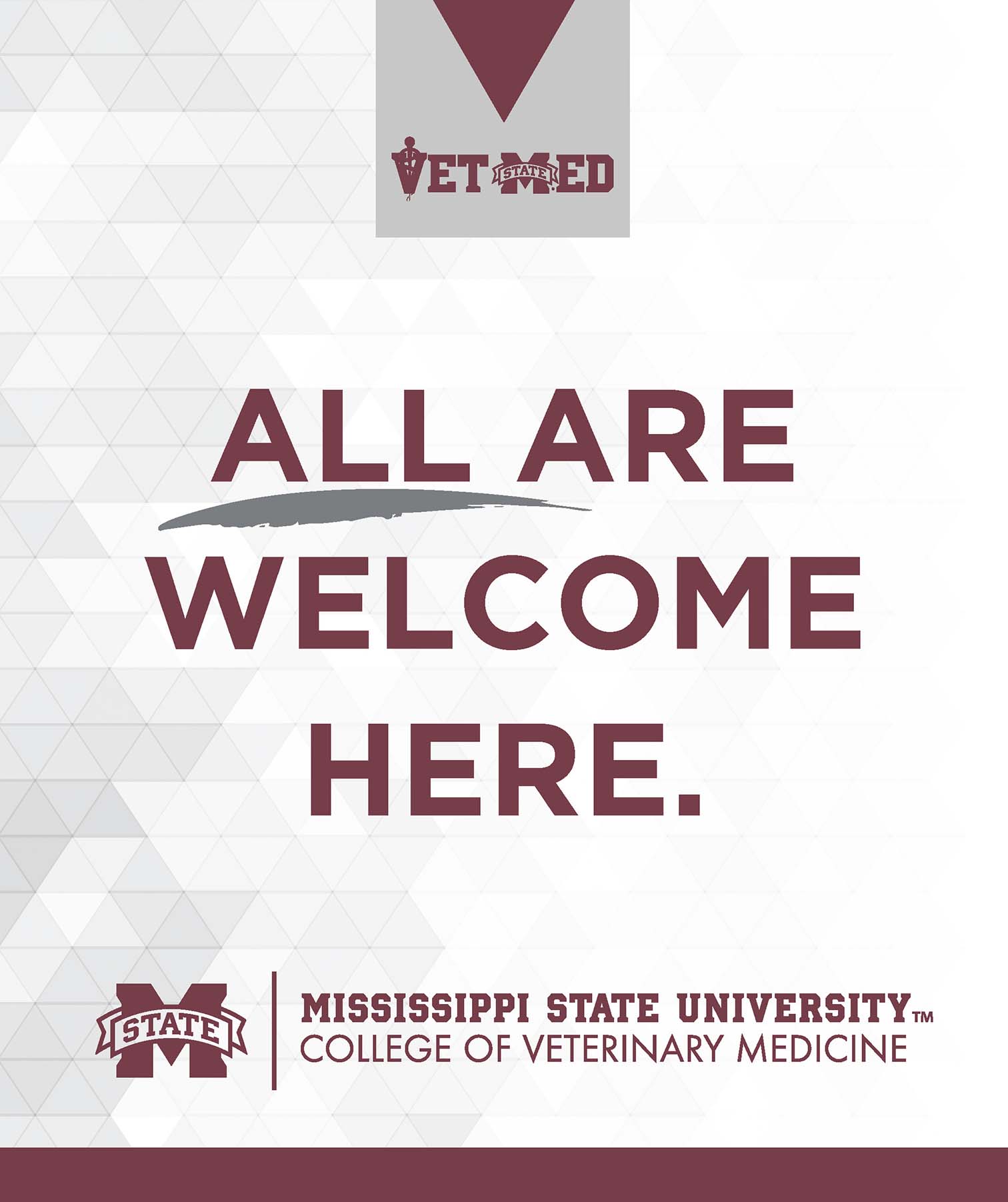 All are welcome here MSU CVM diversity poster