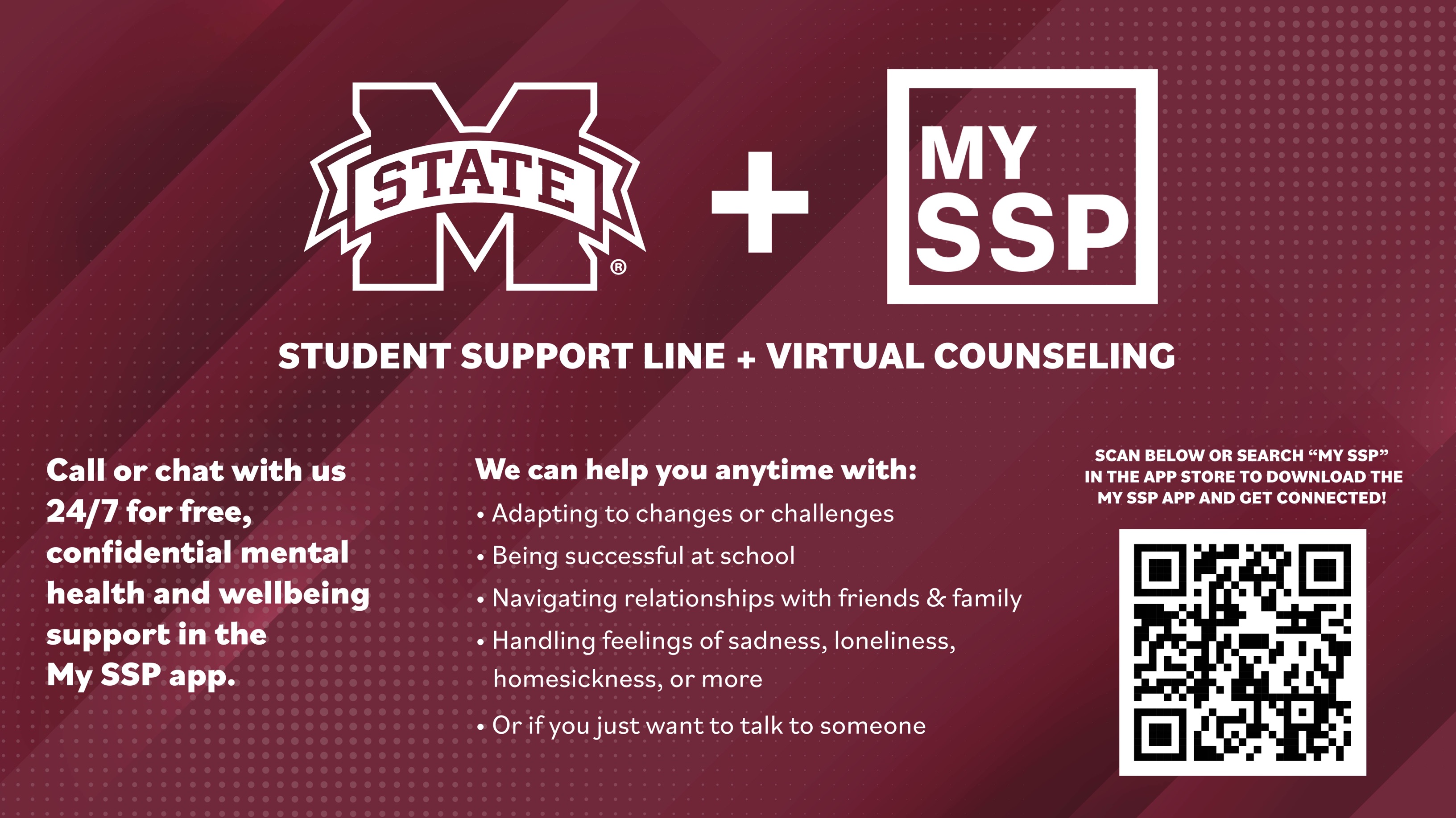 Student Support Line Graphic